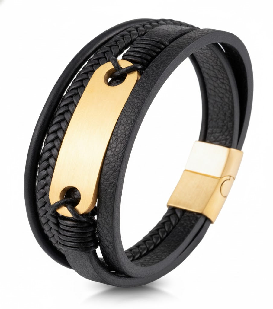 Lederarmband rebellisch